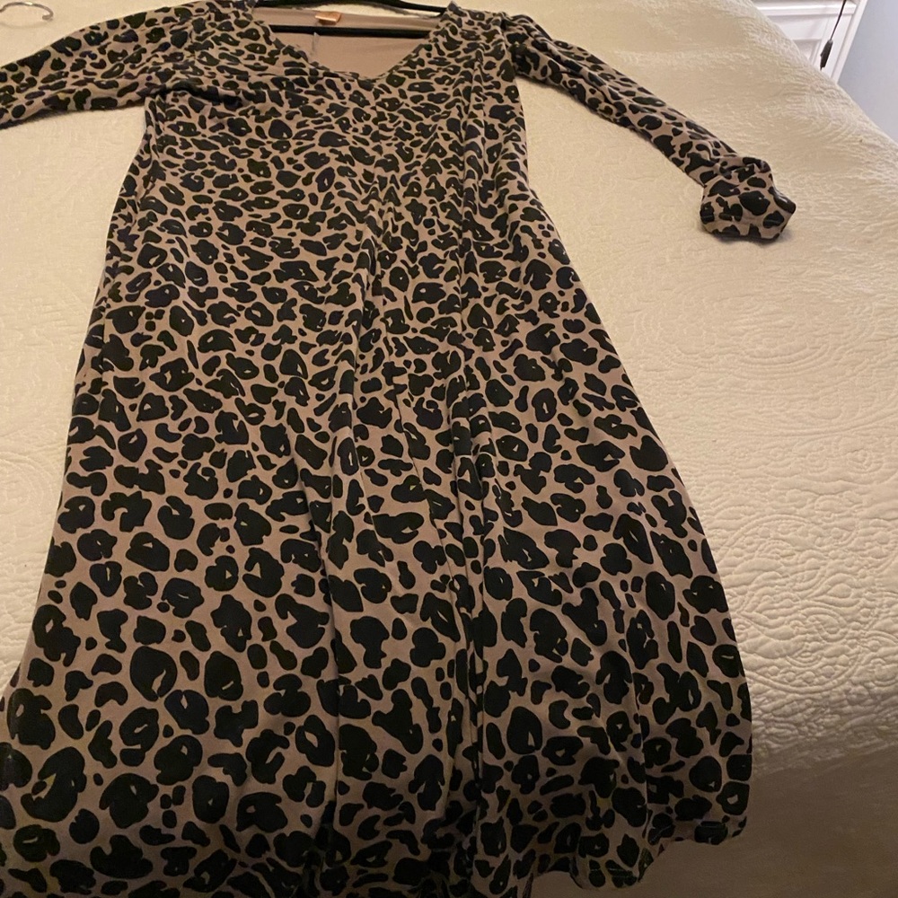 Smash + Tess Leopard Print Maxi Dress